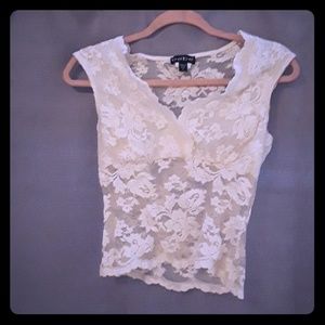Bebe Top lace small